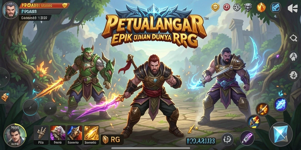 Screenshot utama POA88 menampilkan antarmuka karakter dan pertarungan yang mendebarkan.